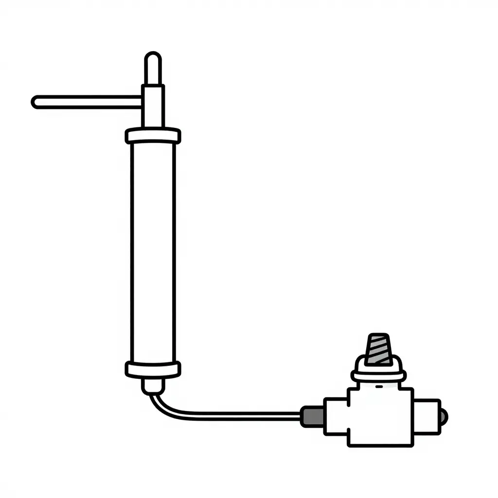 Schematic diagram of a boom cylinder connected to a control valve, with arrows tracing hydraulic fluid leaking across a worn valve spool and a degraded seal